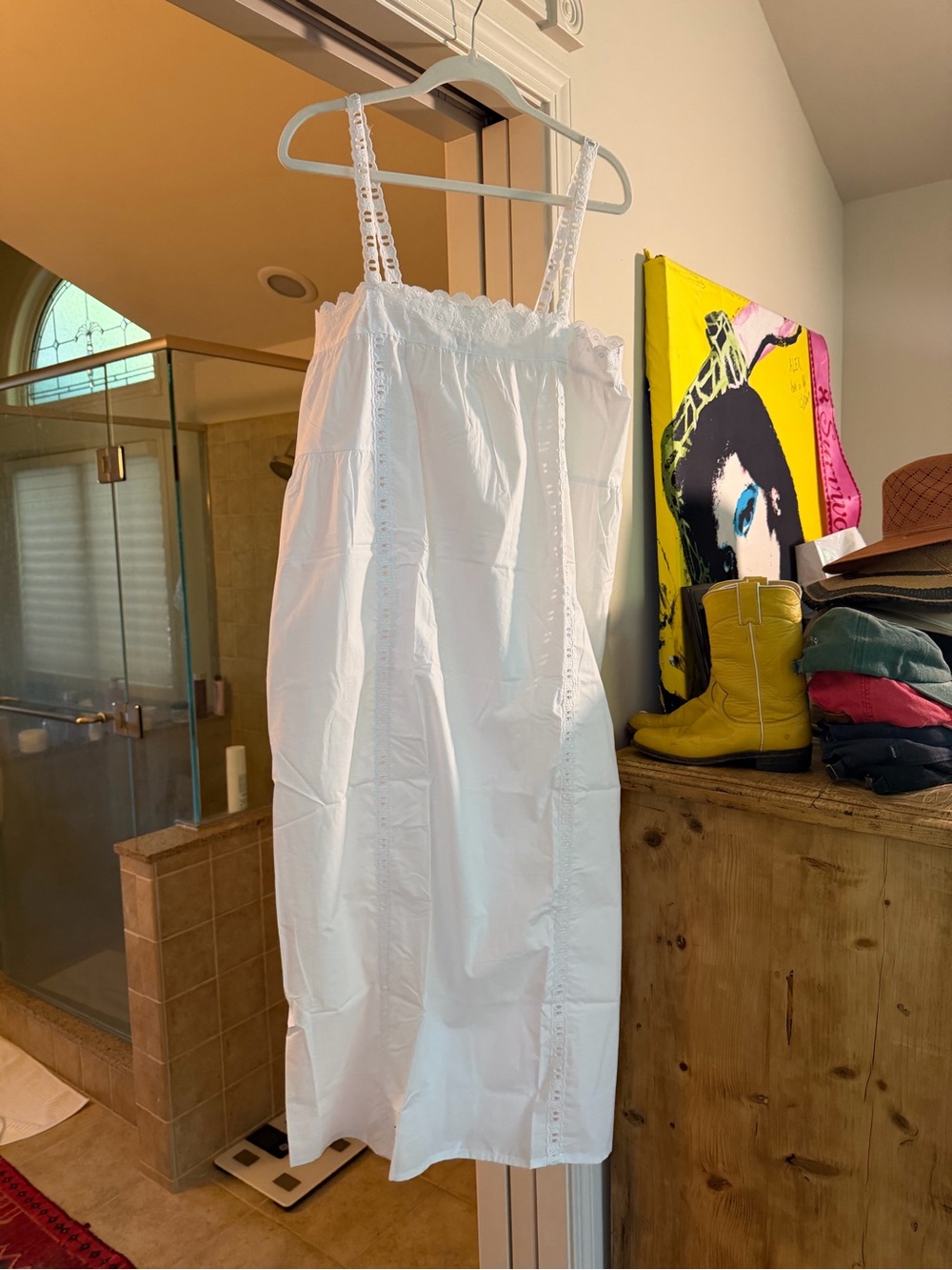 Laneway the label Immy White Eyelet Cotton Sundress